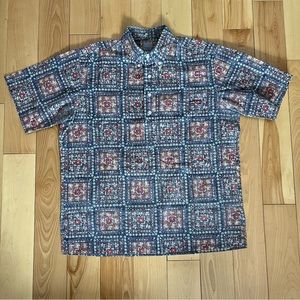 VINTAGE 🇺🇸 🌺 REYN SPOONER CLASSIC FIT PULLOVER HAWAIIAN SHIRT